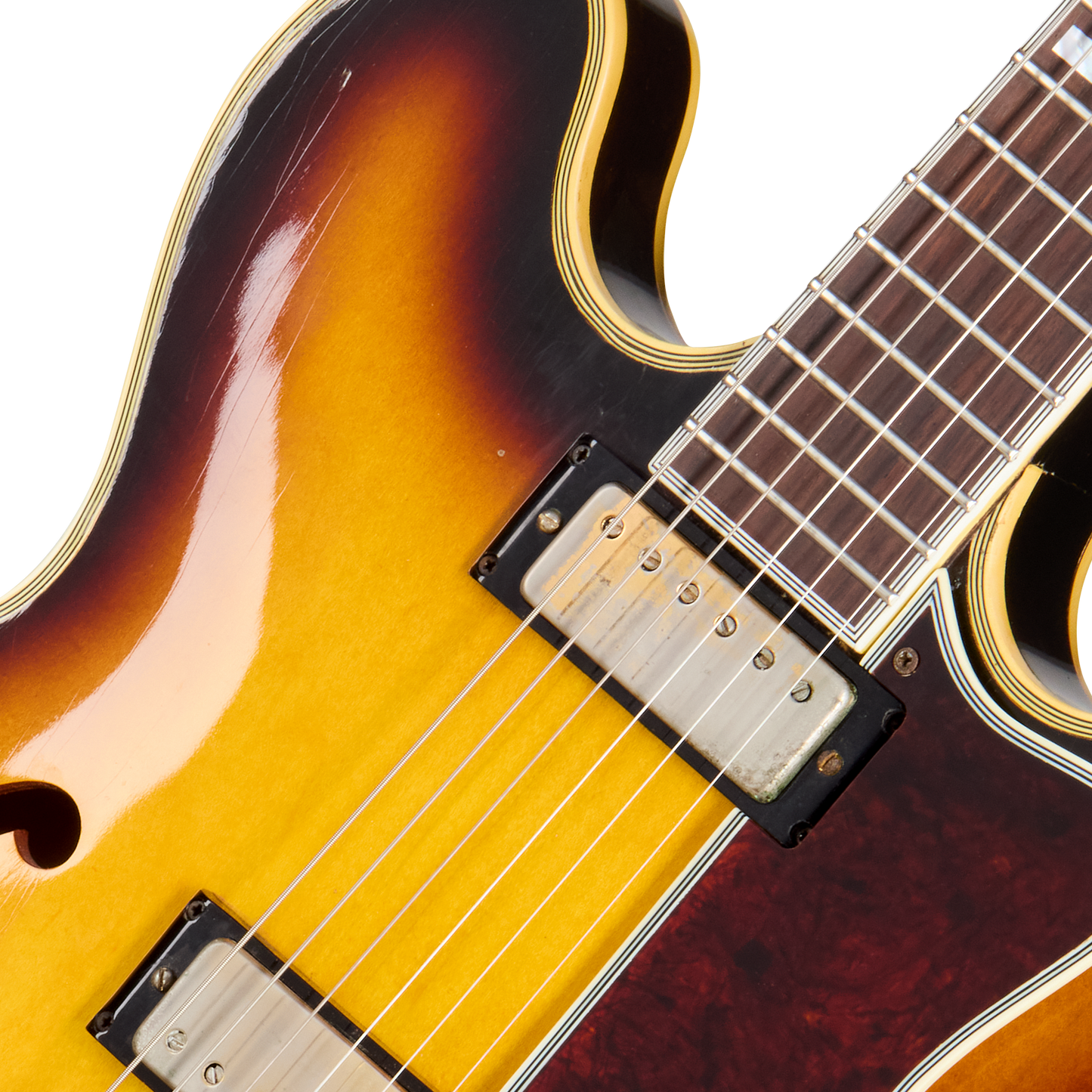 Gibson Certified Vintage 1967 Epiphone Sheraton, Sunburst Electric Guitar Gibson Certified Vintage