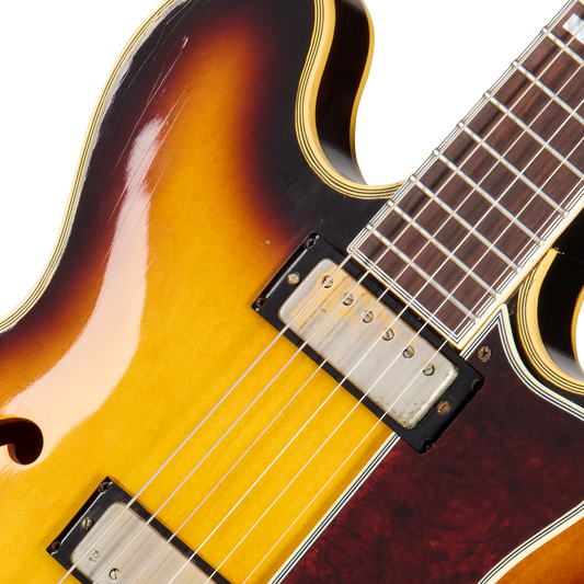 Gibson Certified Vintage 1967 Epiphone Sheraton, Sunburst Electric Guitar Gibson Certified Vintage