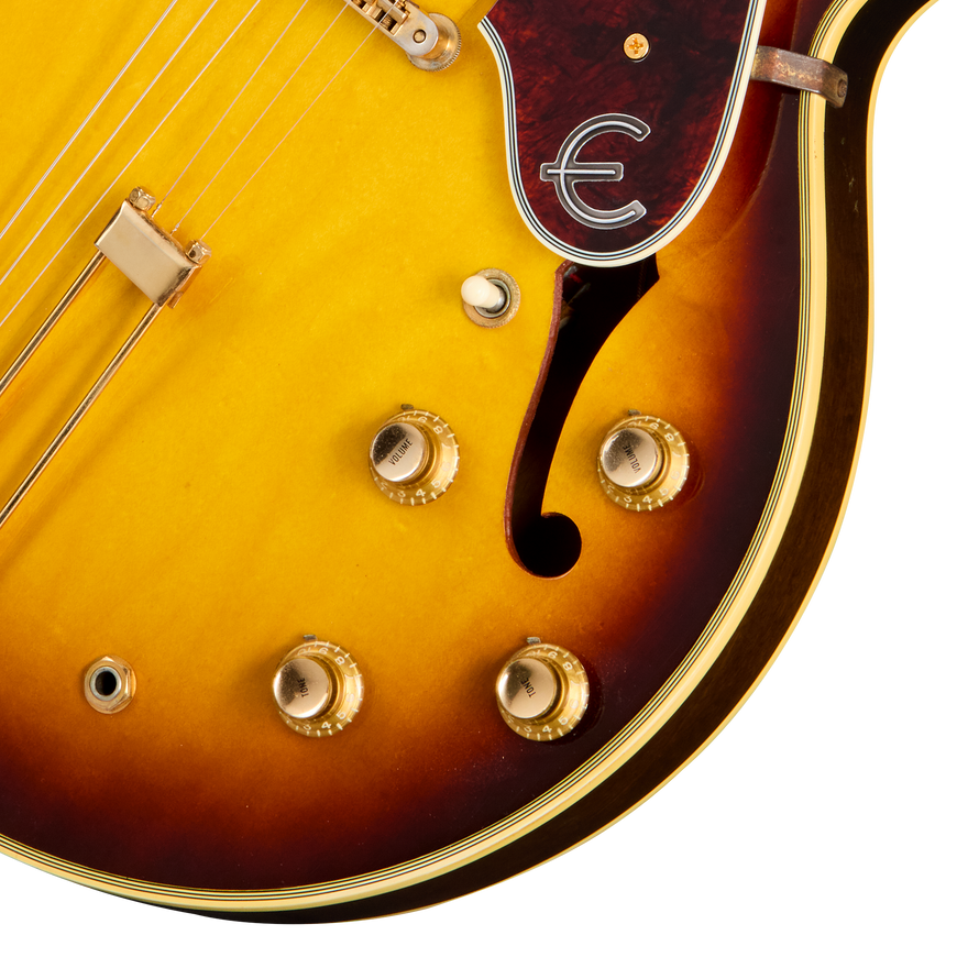 Gibson Certified Vintage 1967 Epiphone Sheraton, Sunburst Electric Guitar Gibson Certified Vintage