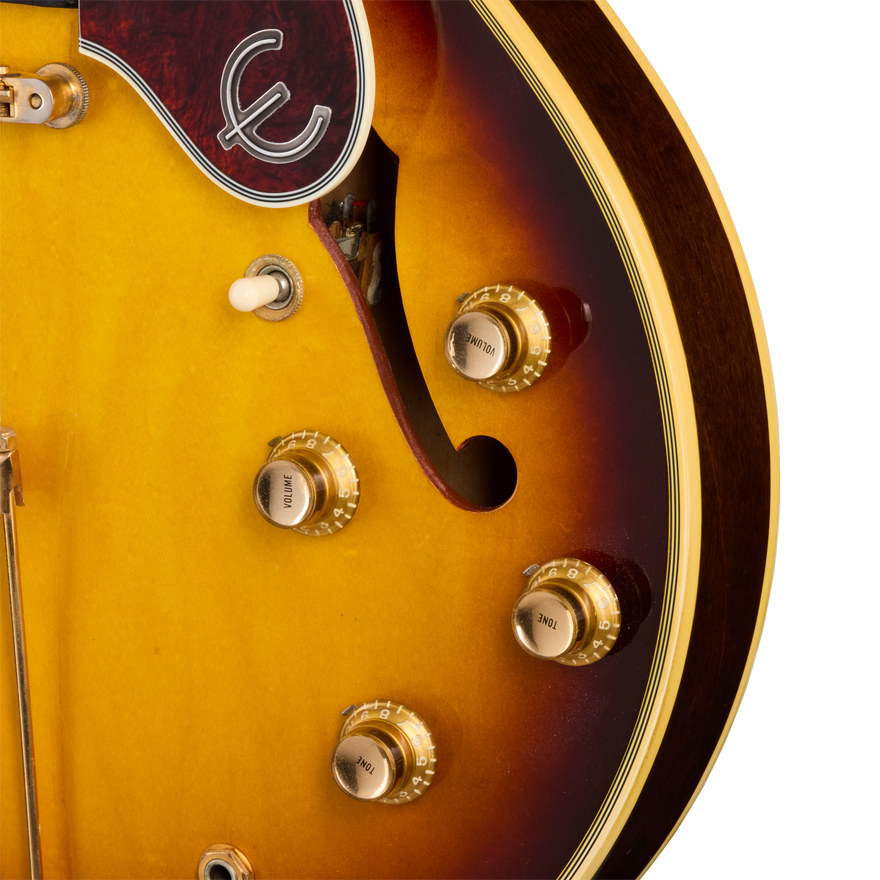 Gibson Certified Vintage 1967 Epiphone Sheraton, Sunburst Electric Guitar Gibson Certified Vintage