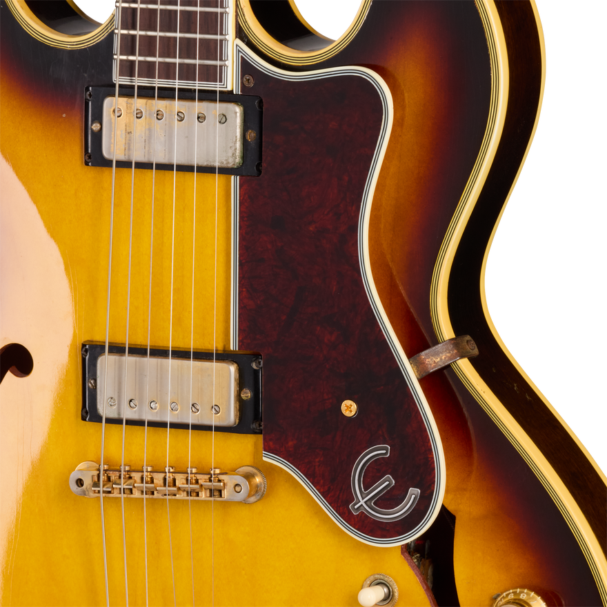 Gibson Certified Vintage 1967 Epiphone Sheraton, Sunburst Electric Guitar Gibson Certified Vintage