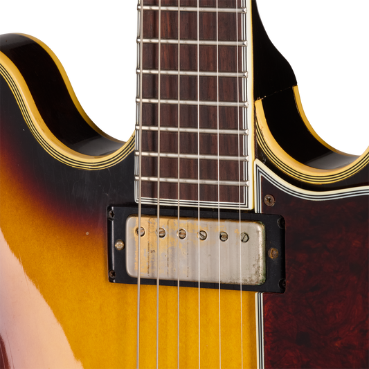 Gibson Certified Vintage 1967 Epiphone Sheraton, Sunburst Electric Guitar Gibson Certified Vintage