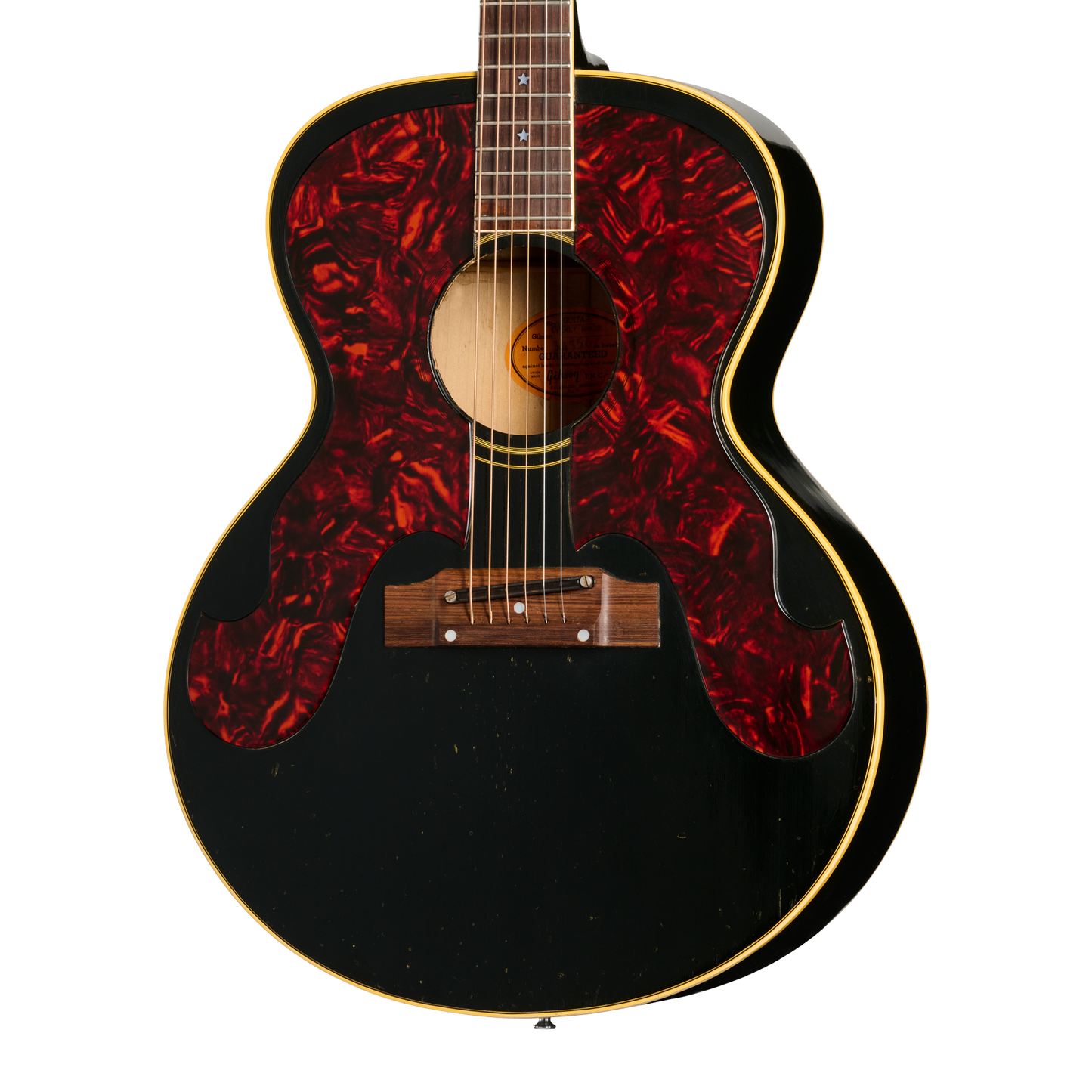 Gibson Certified Vintage 1965 Gibson Everly Brothers J-180, Ebony Acoustic Guitar Gibson Certified Vintage