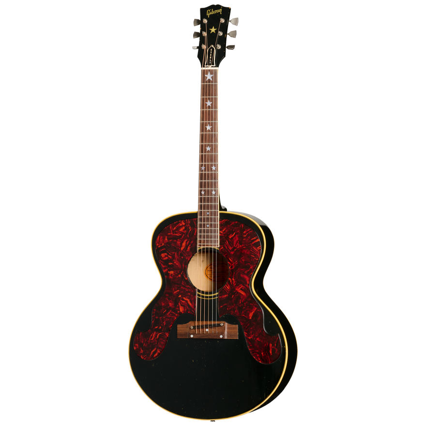 Gibson Certified Vintage 1965 Gibson Everly Brothers J-180, Ebony Acoustic Guitar Gibson Certified Vintage