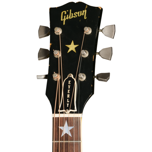 Gibson Certified Vintage 1965 Gibson Everly Brothers J-180, Ebony Acoustic Guitar Gibson Certified Vintage