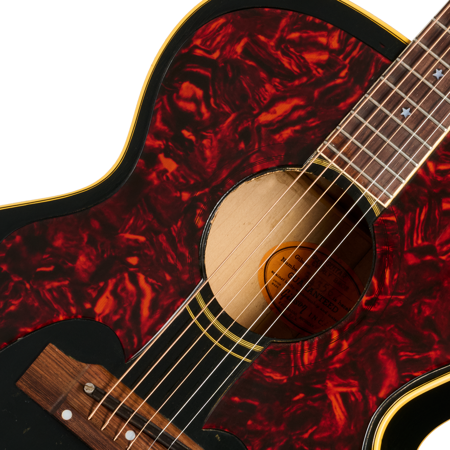 Gibson Certified Vintage 1965 Gibson Everly Brothers J-180, Ebony Acoustic Guitar Gibson Certified Vintage
