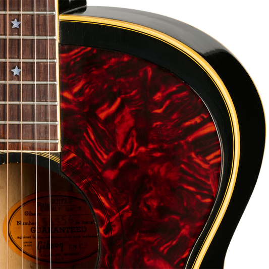 Gibson Certified Vintage 1965 Gibson Everly Brothers J-180, Ebony Acoustic Guitar Gibson Certified Vintage