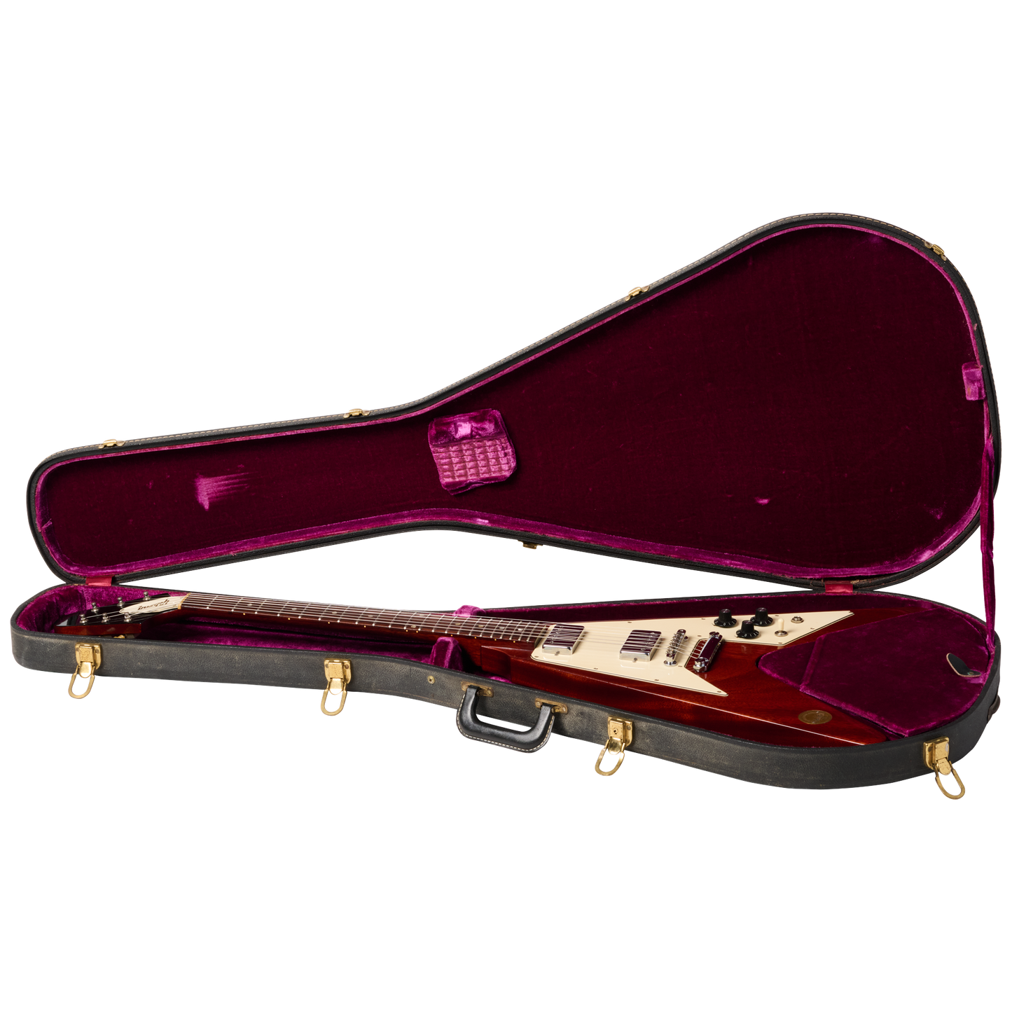 Gibson Certified Vintage 1971 Gibson Flying V Medallion #145, Cherry Electric Guitar Gibson Certified Vintage