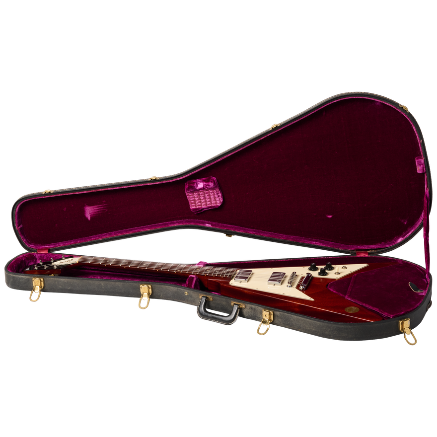 Gibson Certified Vintage 1971 Gibson Flying V Medallion #145, Cherry Electric Guitar Gibson Certified Vintage