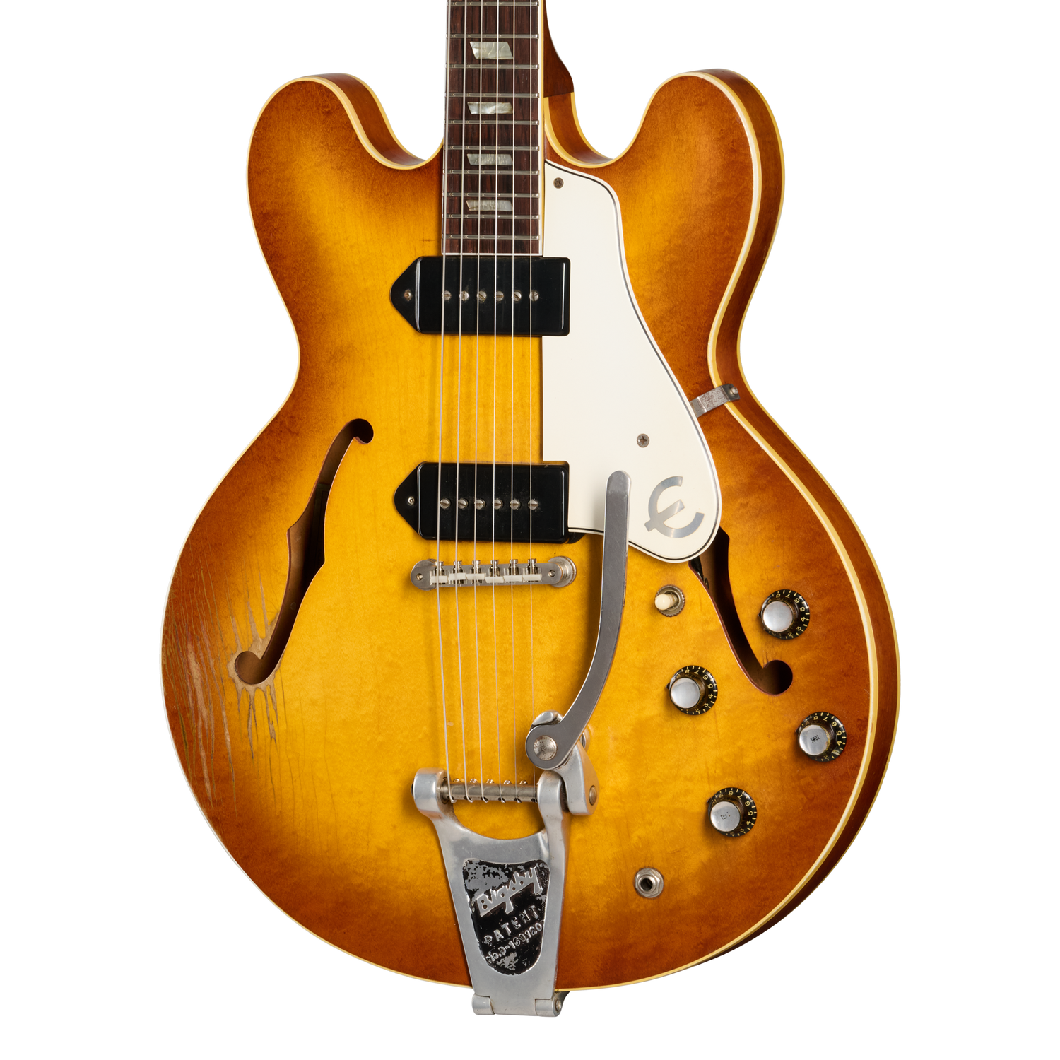 Gibson Certified Vintage 1963 Epiphone Casino E-230TD, Royal Tan Electric Guitar Gibson Certified Vintage
