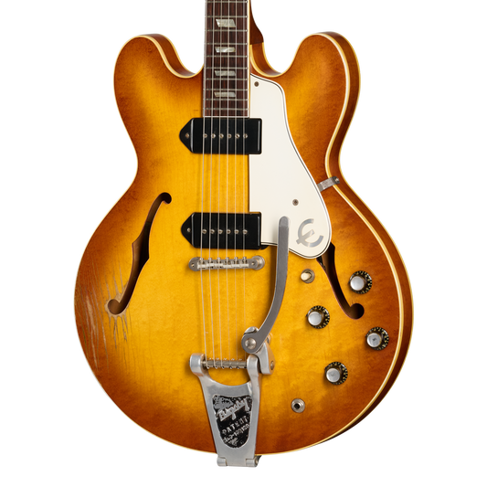 Gibson Certified Vintage 1963 Epiphone Casino E-230TD, Royal Tan Electric Guitar Gibson Certified Vintage