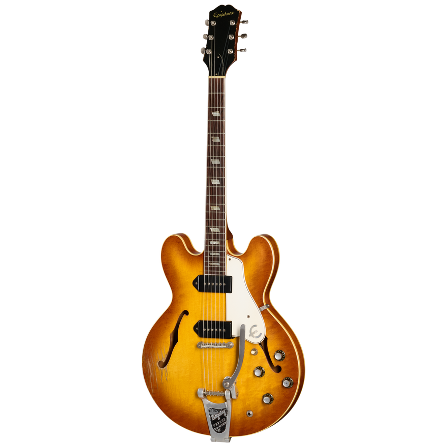 Gibson Certified Vintage 1963 Epiphone Casino E-230TD, Royal Tan Electric Guitar Gibson Certified Vintage