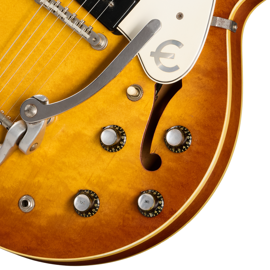 Gibson Certified Vintage 1963 Epiphone Casino E-230TD, Royal Tan Electric Guitar Gibson Certified Vintage