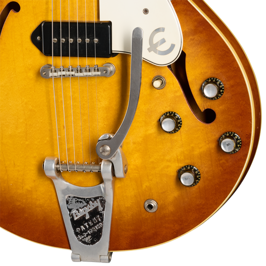 Gibson Certified Vintage 1963 Epiphone Casino E-230TD, Royal Tan Electric Guitar Gibson Certified Vintage