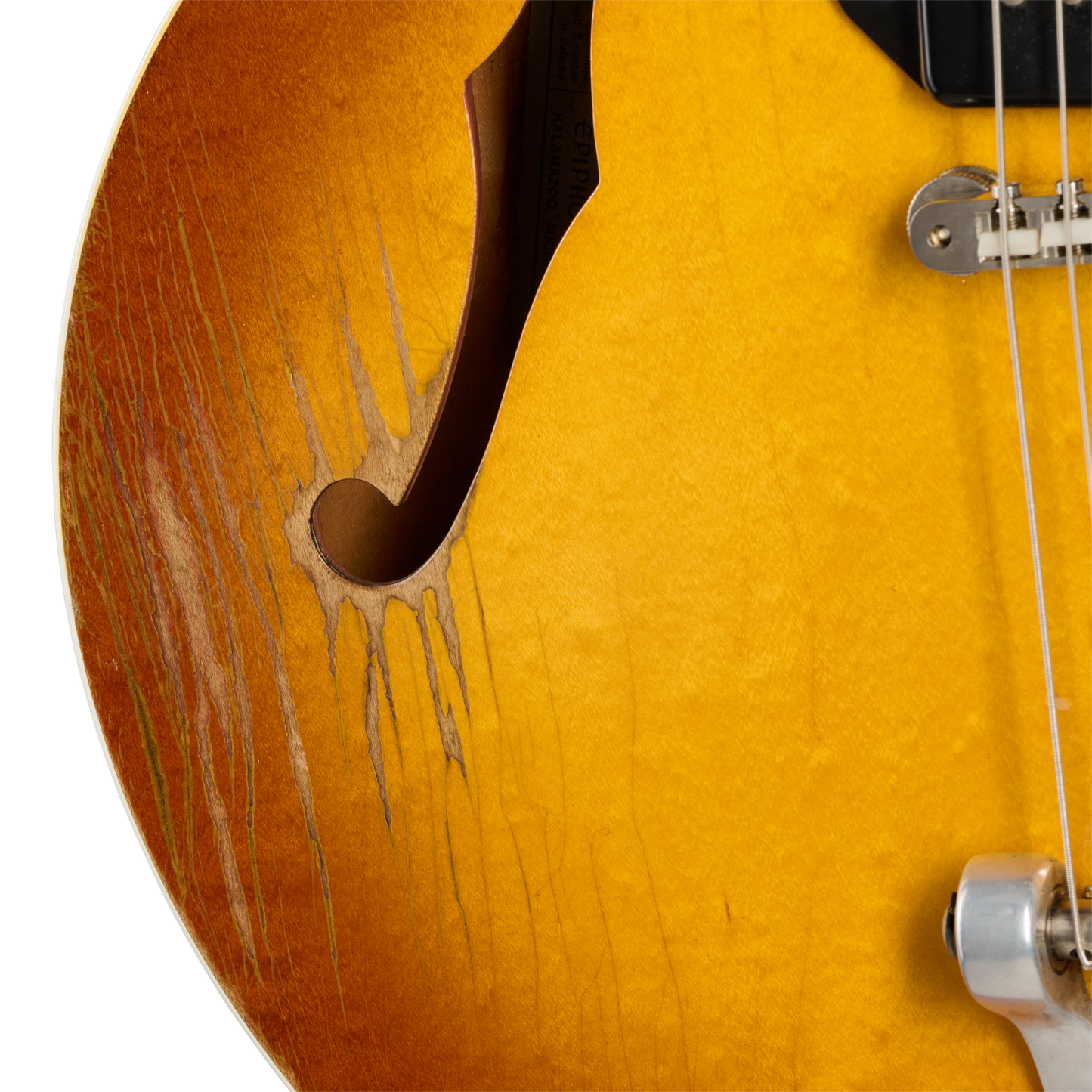 Gibson Certified Vintage 1963 Epiphone Casino E-230TD, Royal Tan Electric Guitar Gibson Certified Vintage
