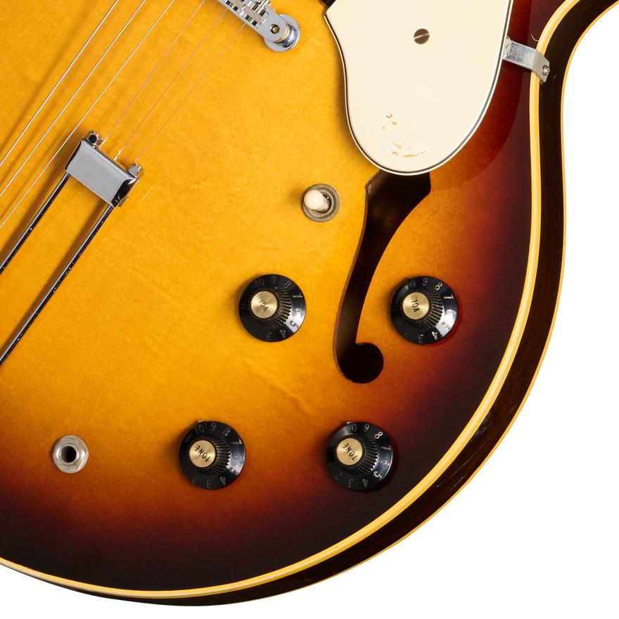 Gibson Certified Vintage 1967 Epiphone Riviera, Sunburst Electric Guitar Gibson Certified Vintage