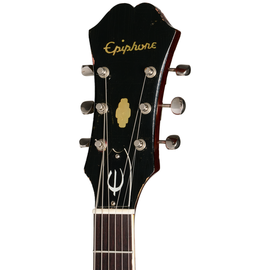 Gibson Certified Vintage 1966 Epiphone Riviera, Sparkling Burgundy Electric Guitar Gibson Certified Vintage