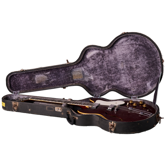 Gibson Certified Vintage 1966 Epiphone Riviera, Sparkling Burgundy Electric Guitar Gibson Certified Vintage