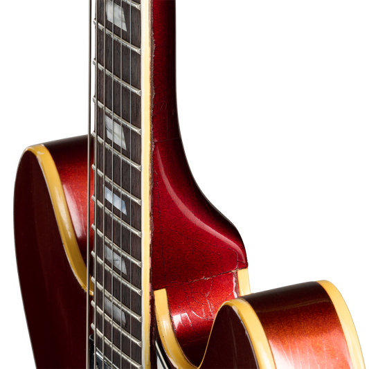 Gibson Certified Vintage 1966 Epiphone Riviera, Sparkling Burgundy Electric Guitar Gibson Certified Vintage