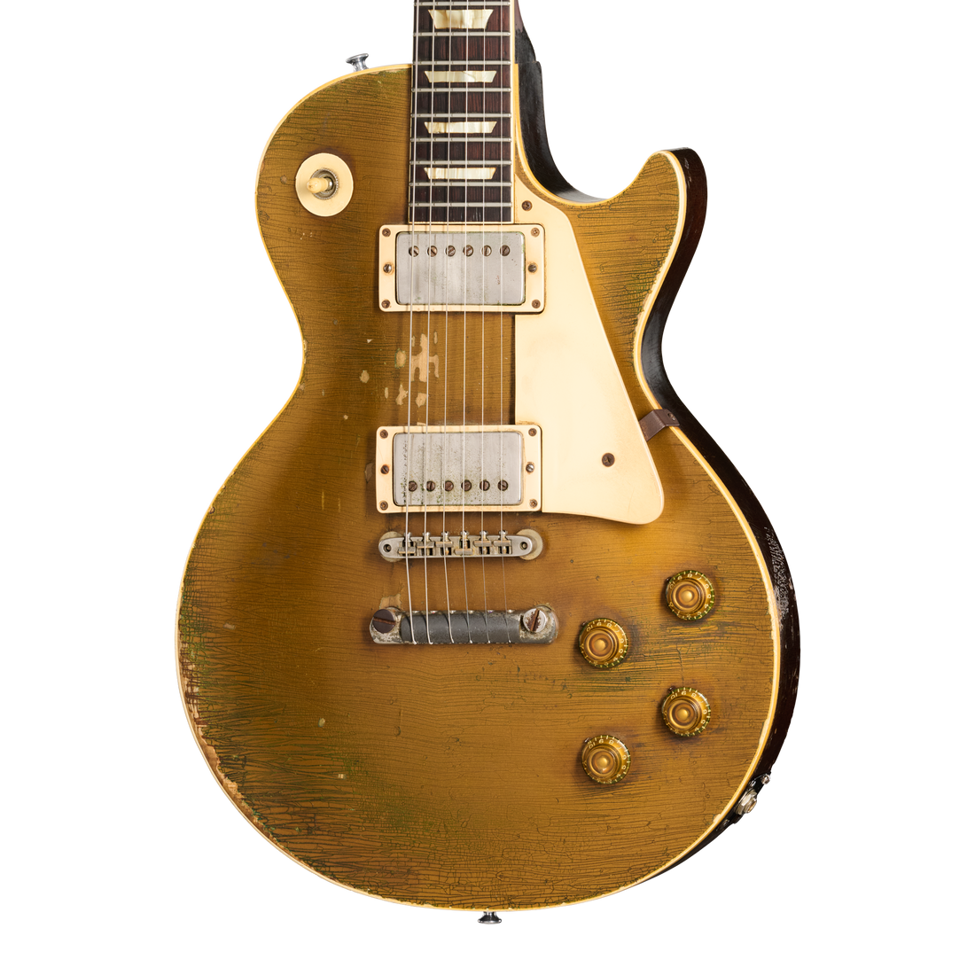 Gibson Certified Vintage 1958 Gibson Les Paul Goldtop Darkback, Goldtop Electric Guitar Gibson Certified Vintage