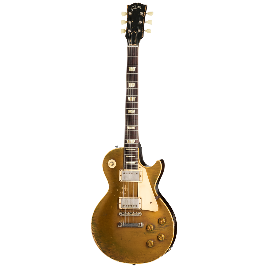 Gibson Certified Vintage 1958 Gibson Les Paul Goldtop Darkback, Goldtop Electric Guitar Gibson Certified Vintage