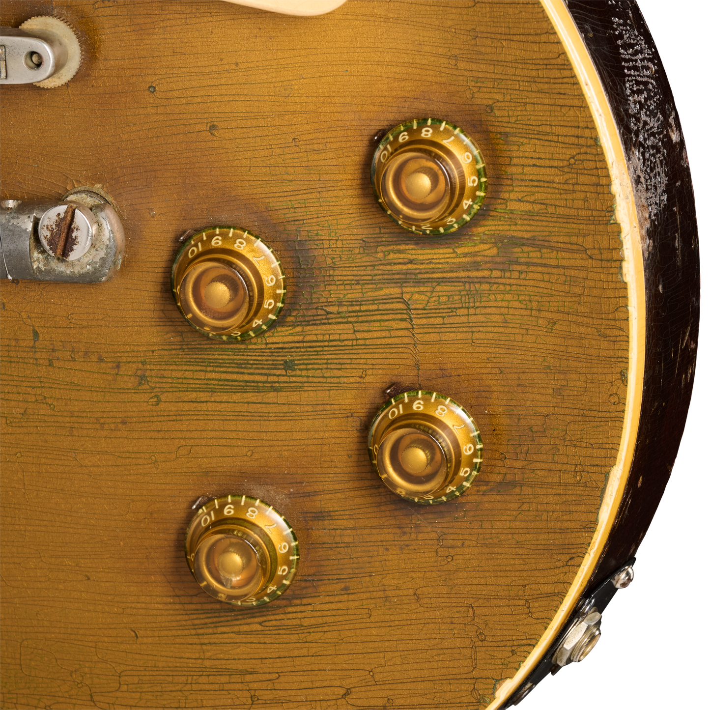 Gibson Certified Vintage 1958 Gibson Les Paul Goldtop Darkback, Goldtop Electric Guitar Gibson Certified Vintage