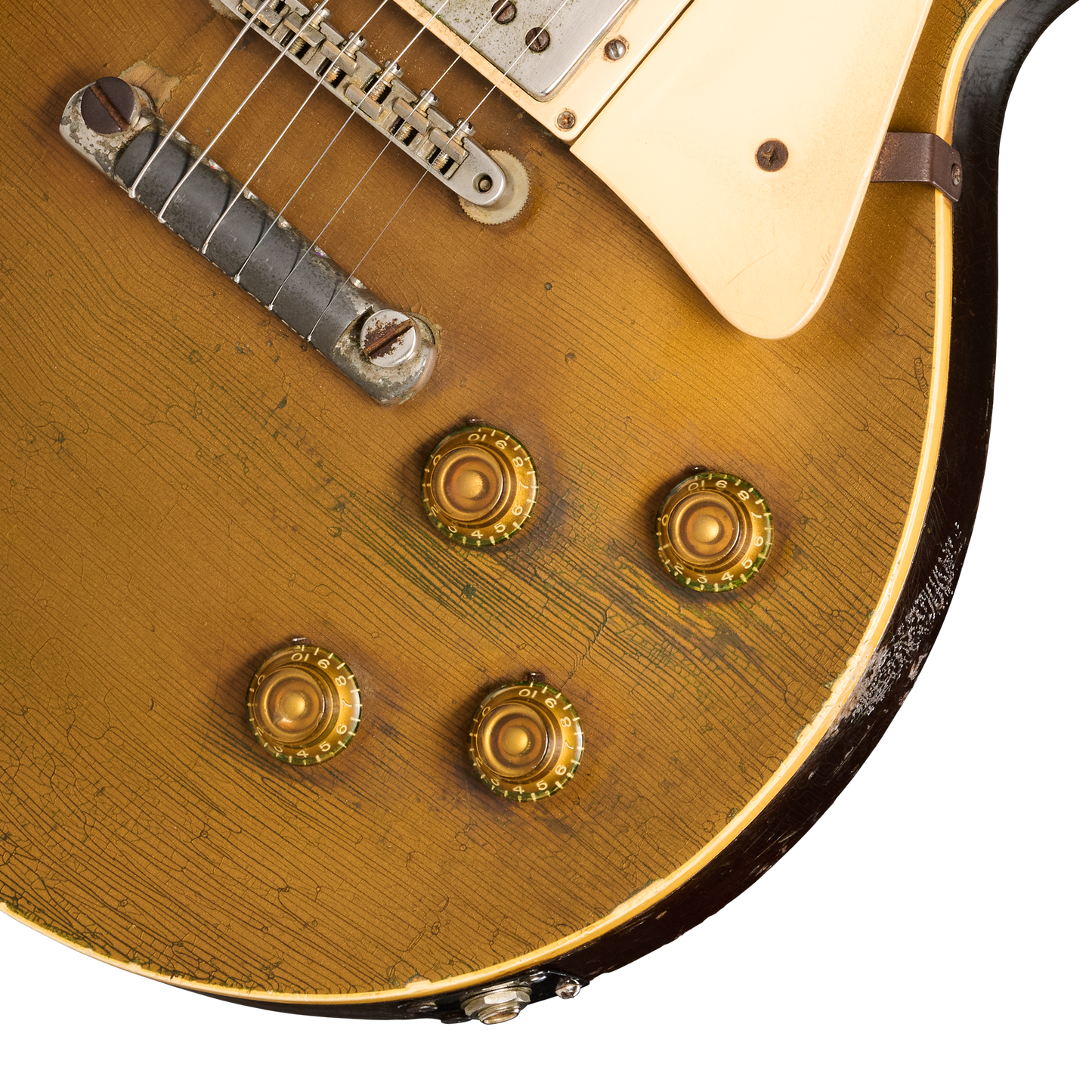 Gibson Certified Vintage 1958 Gibson Les Paul Goldtop Darkback, Goldtop Electric Guitar Gibson Certified Vintage