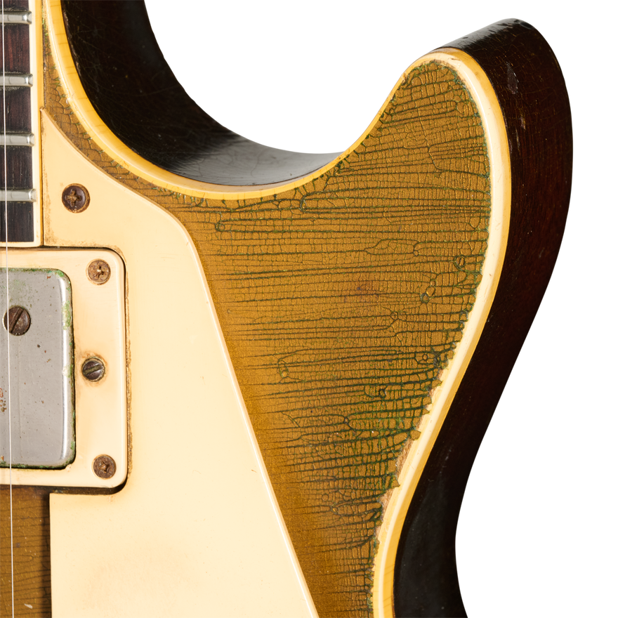 Gibson Certified Vintage 1958 Gibson Les Paul Goldtop Darkback, Goldtop Electric Guitar Gibson Certified Vintage
