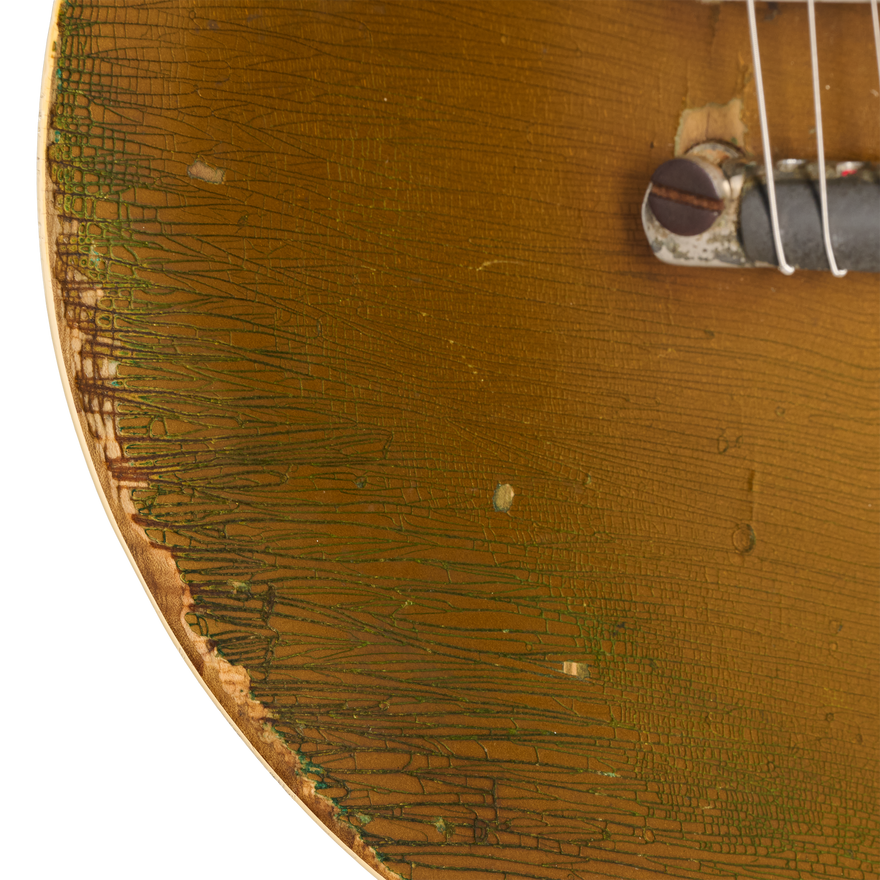 Gibson Certified Vintage 1958 Gibson Les Paul Goldtop Darkback, Goldtop Electric Guitar Gibson Certified Vintage