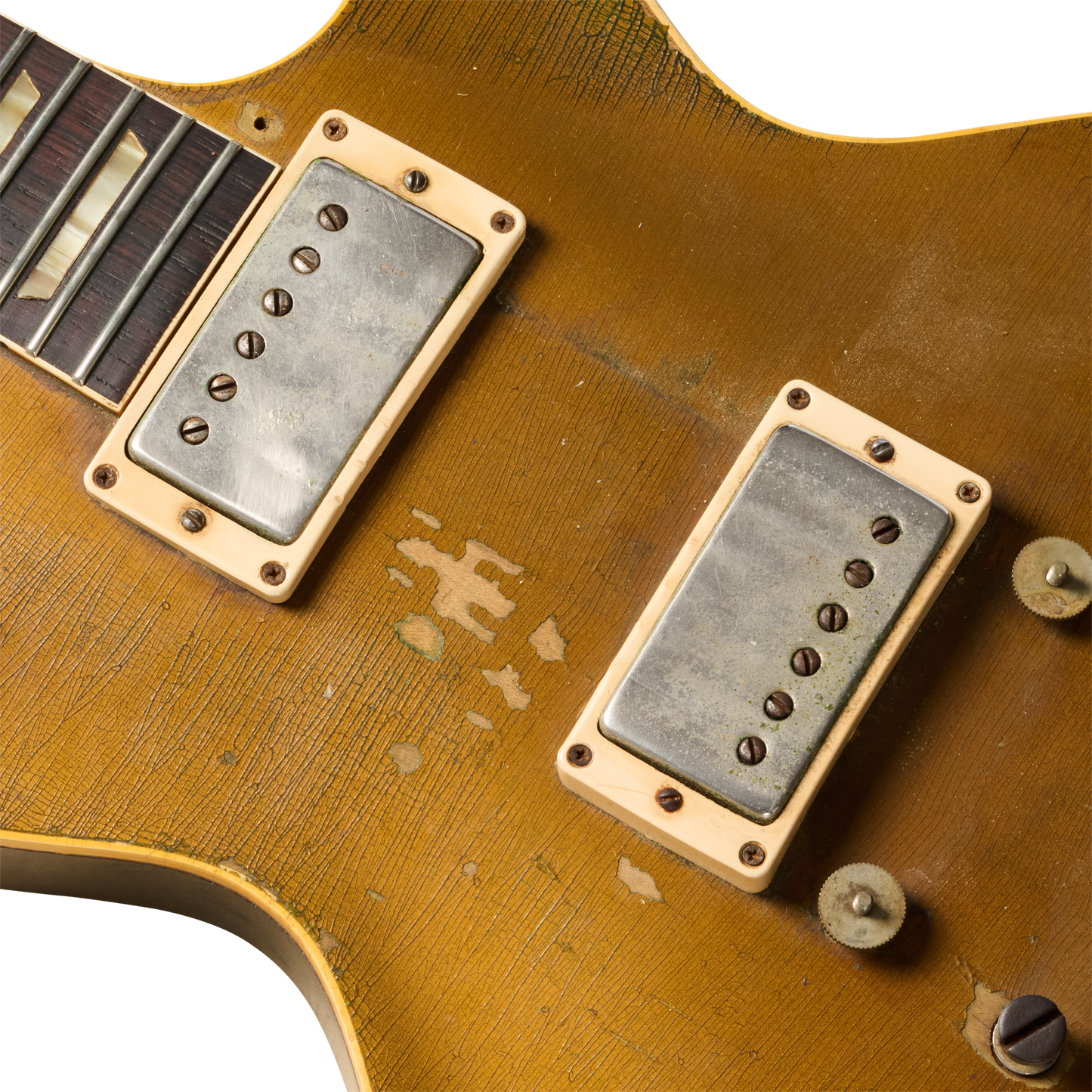 Gibson Certified Vintage 1958 Gibson Les Paul Goldtop Darkback, Goldtop Electric Guitar Gibson Certified Vintage