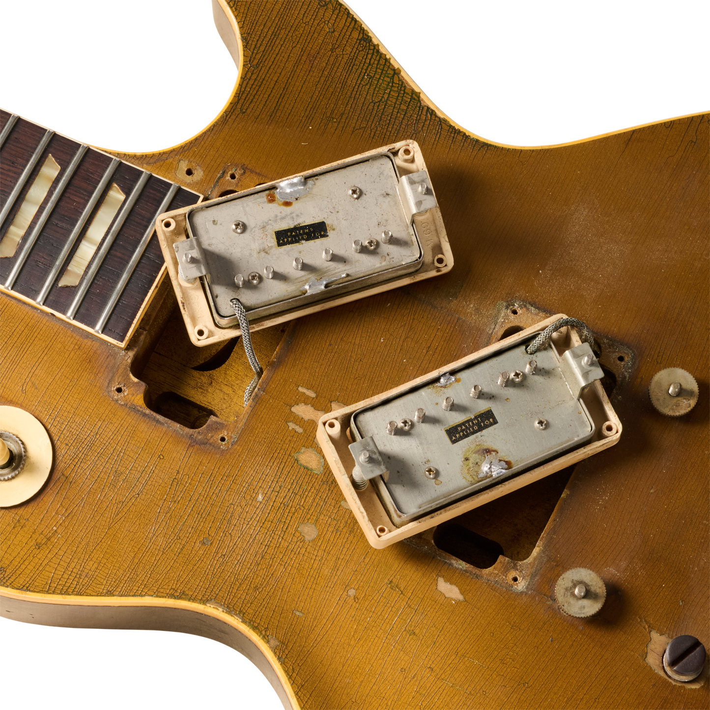 Gibson Certified Vintage 1958 Gibson Les Paul Goldtop Darkback, Goldtop Electric Guitar Gibson Certified Vintage