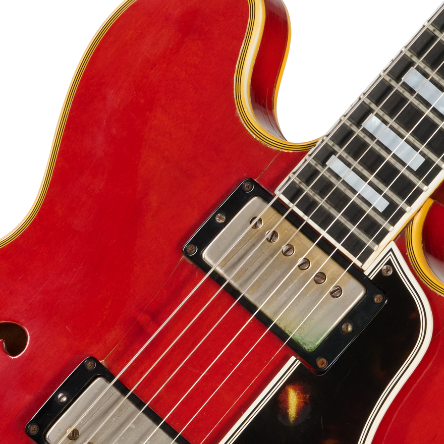 Gibson Certified Vintage 1960 Gibson ES-355TDC Mono, Cherry Electric Guitar Gibson Certified Vintage