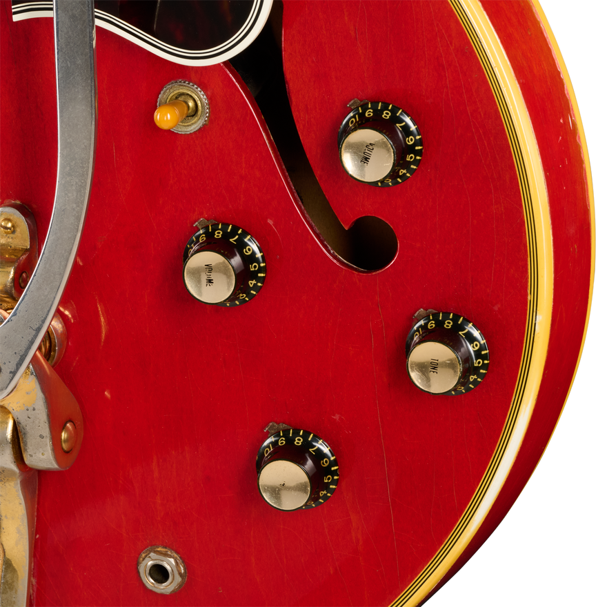 Gibson Certified Vintage 1960 Gibson ES-355TDC Mono, Cherry Electric Guitar Gibson Certified Vintage