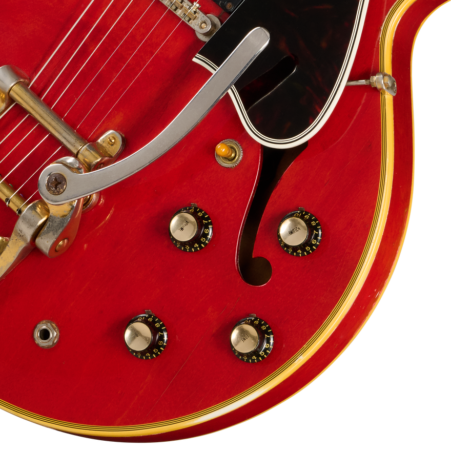 Gibson Certified Vintage 1960 Gibson ES-355TDC Mono, Cherry Electric Guitar Gibson Certified Vintage