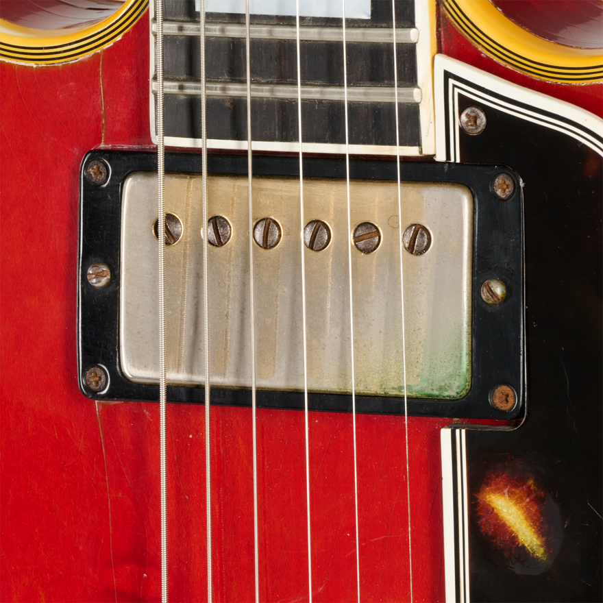 Gibson Certified Vintage 1960 Gibson ES-355TDC Mono, Cherry Electric Guitar Gibson Certified Vintage