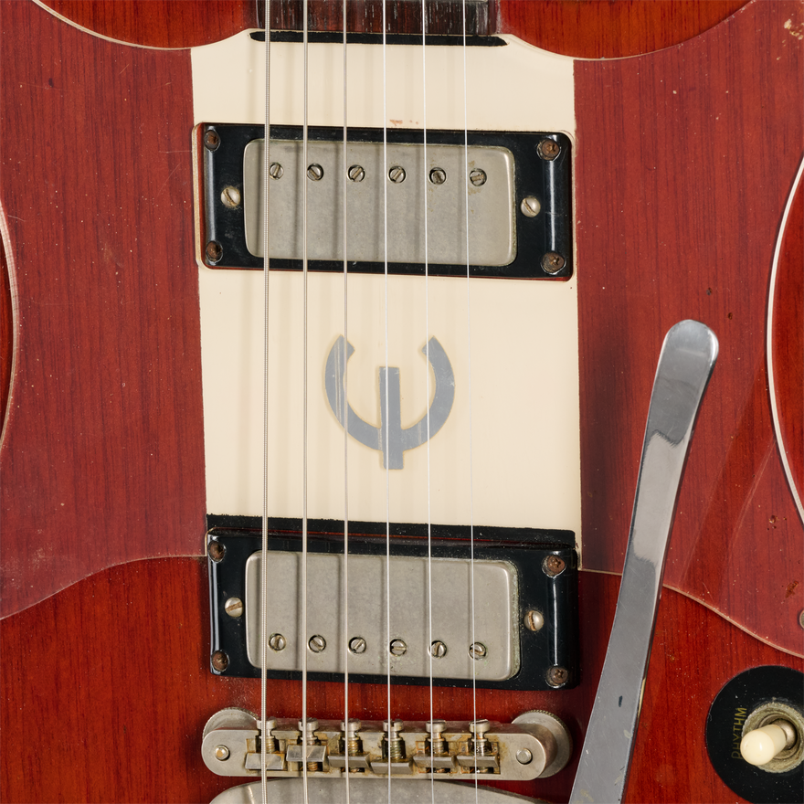 Gibson Certified Vintage 1962 Epiphone Crestwood Custom, Cherry Electric Guitar Gibson Certified Vintage