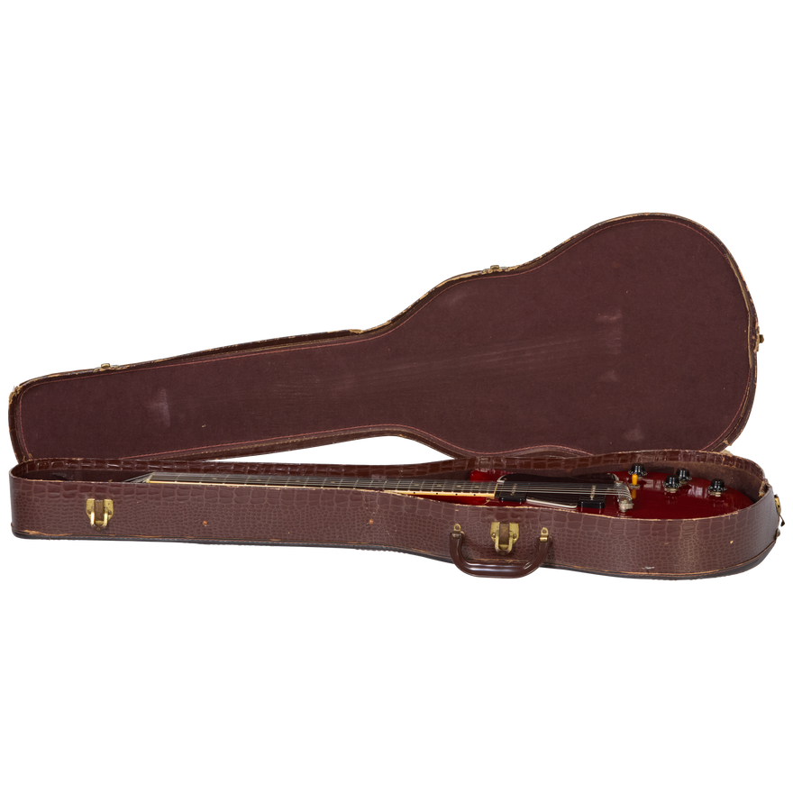 Gibson Certified Vintage 1960 Gibson SG Doublecut Special, Cherry, with Gibson GA-5 Skylark Amplifier Electric Guitar Gibson Certified Vintage