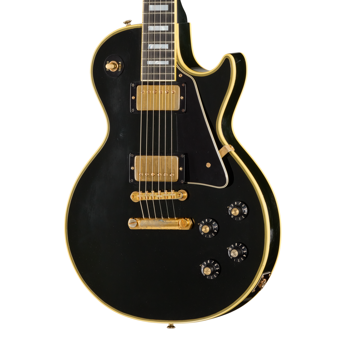 Gibson Certified Vintage 1969 Gibson Les Paul Custom, Ebony Electric Guitar Gibson Certified Vintage