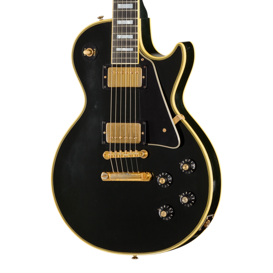 Gibson Certified Vintage 1969 Gibson Les Paul Custom, Ebony Electric Guitar Gibson Certified Vintage