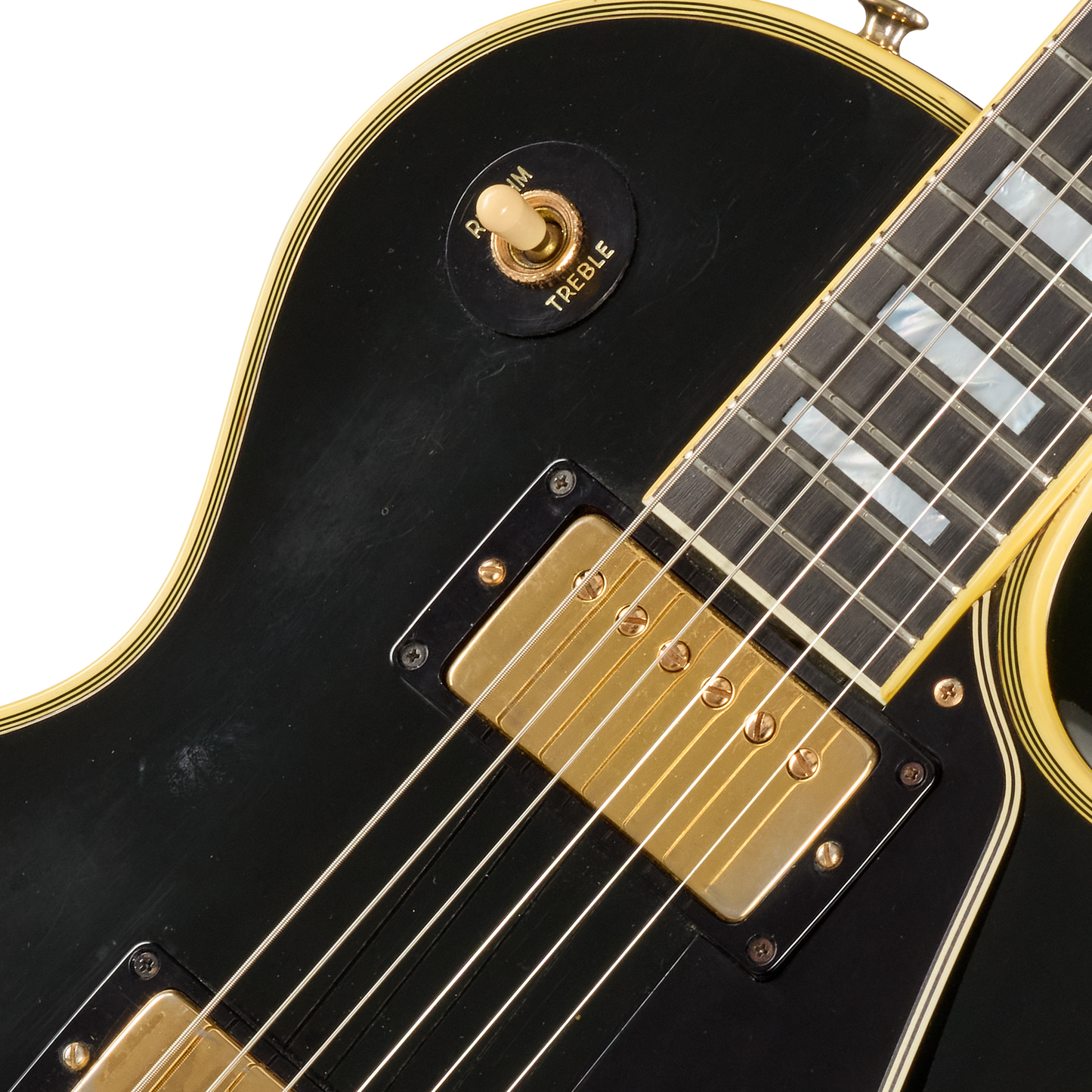 Gibson Certified Vintage 1969 Gibson Les Paul Custom, Ebony Electric Guitar Gibson Certified Vintage