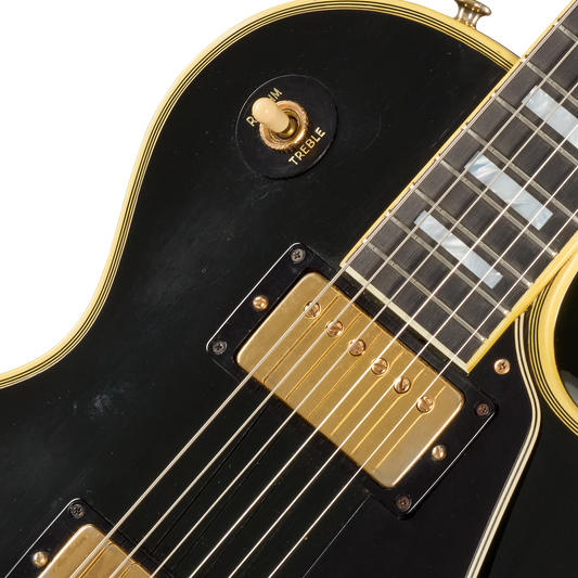 Gibson Certified Vintage 1969 Gibson Les Paul Custom, Ebony Electric Guitar Gibson Certified Vintage