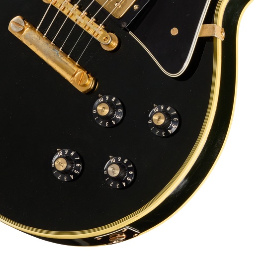 Gibson Certified Vintage 1969 Gibson Les Paul Custom, Ebony Electric Guitar Gibson Certified Vintage