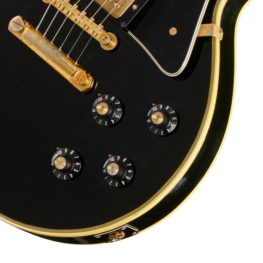 Gibson Certified Vintage 1969 Gibson Les Paul Custom, Ebony Electric Guitar Gibson Certified Vintage