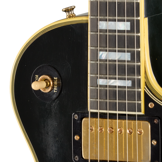 Gibson Certified Vintage 1969 Gibson Les Paul Custom, Ebony Electric Guitar Gibson Certified Vintage