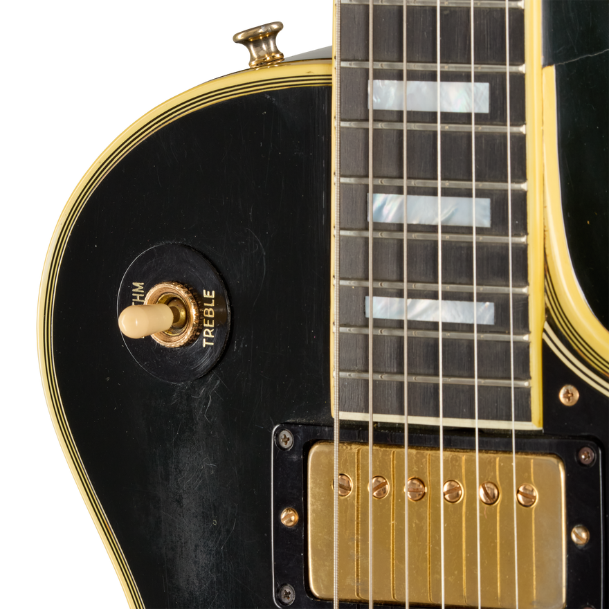 Gibson Certified Vintage 1969 Gibson Les Paul Custom, Ebony Electric Guitar Gibson Certified Vintage