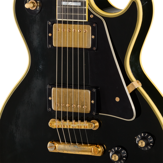 Gibson Certified Vintage 1969 Gibson Les Paul Custom, Ebony Electric Guitar Gibson Certified Vintage