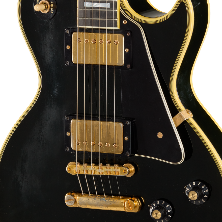 Gibson Certified Vintage 1969 Gibson Les Paul Custom, Ebony Electric Guitar Gibson Certified Vintage