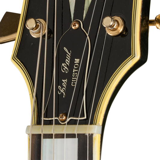Gibson Certified Vintage 1969 Gibson Les Paul Custom, Ebony Electric Guitar Gibson Certified Vintage