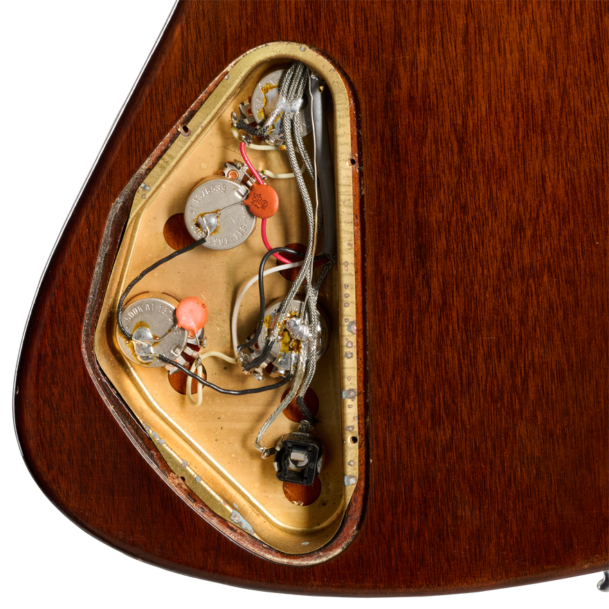 Gibson Certified Vintage 1965 Gibson Firebird III, Tobacco Sunburst Electric Guitar Gibson Certified Vintage