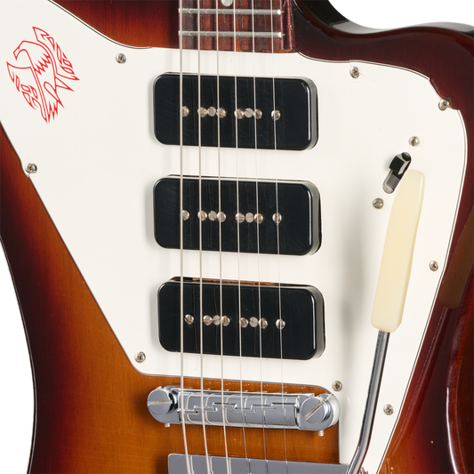 Gibson Certified Vintage 1965 Gibson Firebird III, Tobacco Sunburst Electric Guitar Gibson Certified Vintage